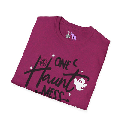 One Haunt Mess Adult T-shirt