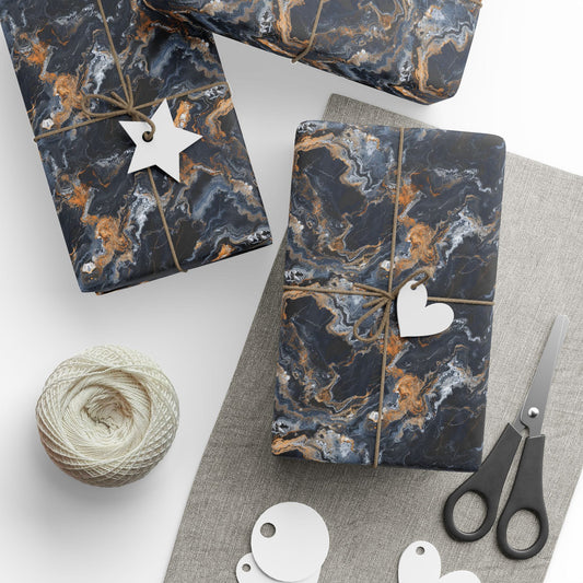 Moonspill Marble Wrapping Paper