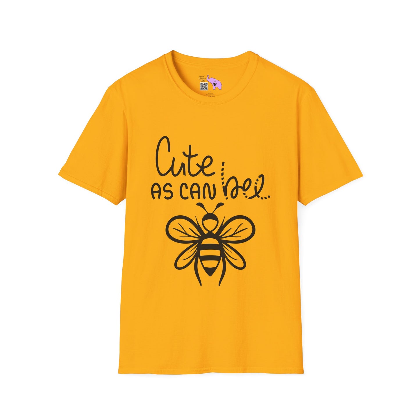 Cute As Can Bee Adult T-shirt