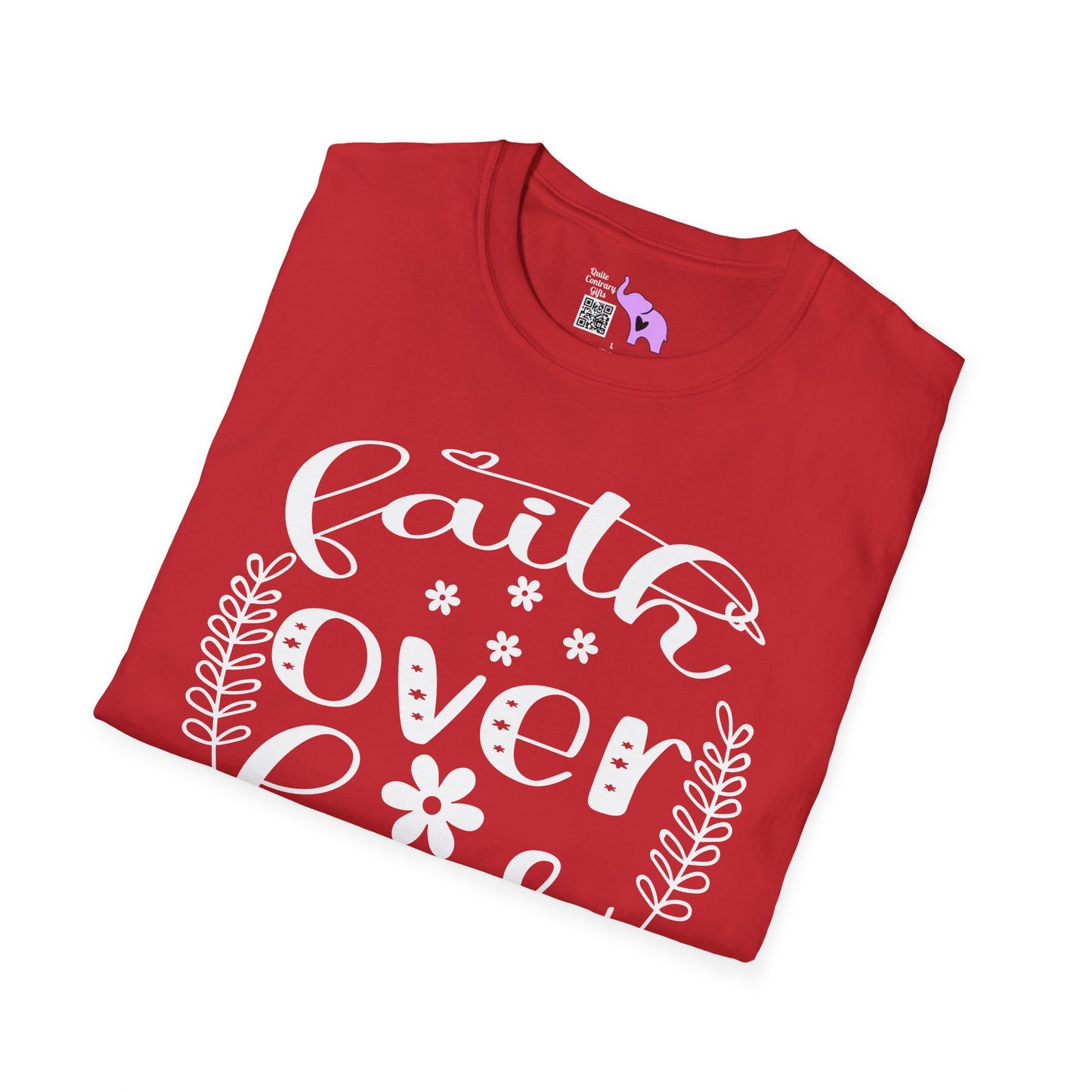 Faith Over Fear Adult T-shirt