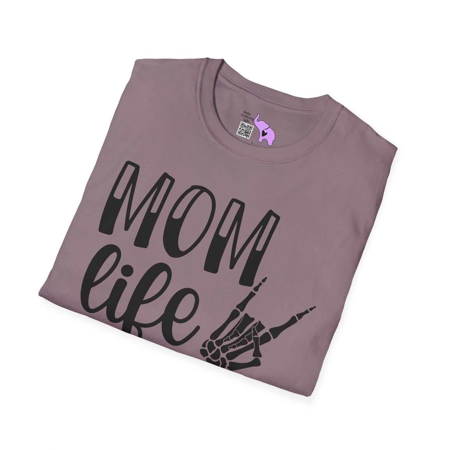 Mom Life (Skeleton Hand) Adult T-shirt