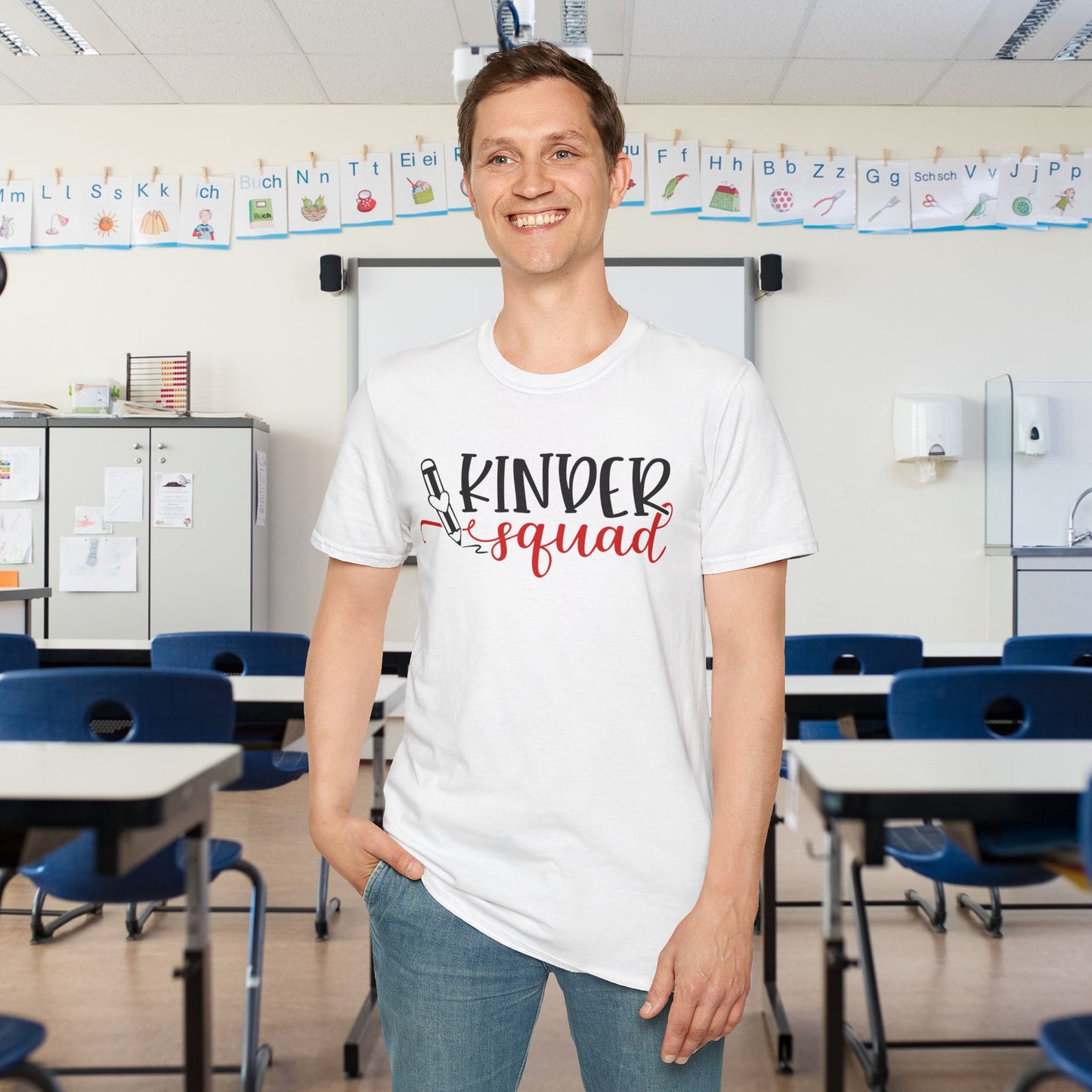 Kinder Squad Adult T-shirt