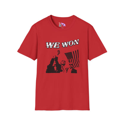 We Won (Raised Fist) Adult T-shirt