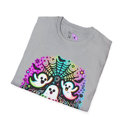 Neon Boo Adult T-shirt