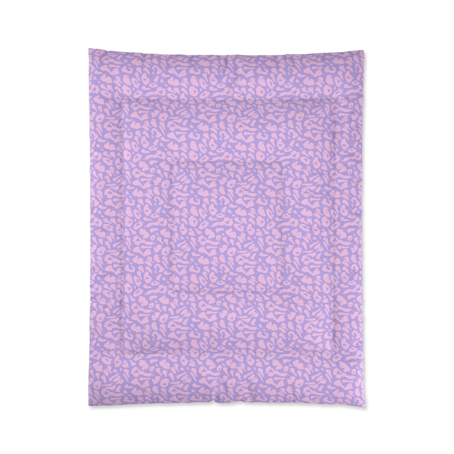 Purple & Pink Cheetah Print Comforter