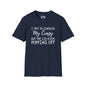 I Try to Contain My Crazy But The Lid Keeps Popping Off Adult T-shirt