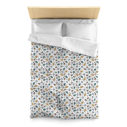 Little Soccer Legends Microfiber Duvet Cover