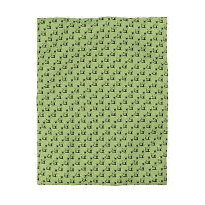 Siamese Charm – Sage Garden Microfiber Duvet Cover