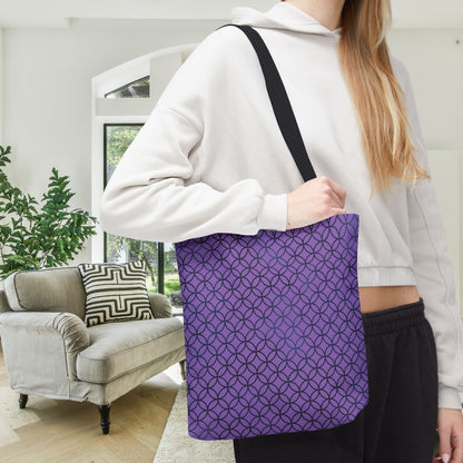 Amethyst Interlock Canvas Tote Bag