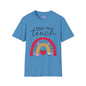 Made to Teach Rainbow Adult T-shirt