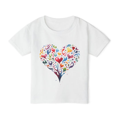 Hearts That Speak Heavy Cotton™ Toddler T-shirt