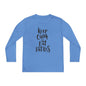Keep Calm & Eat Latkes Youth Long Sleeve Tee