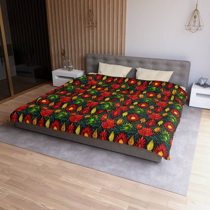 Joyful Burst Microfiber Duvet Cover