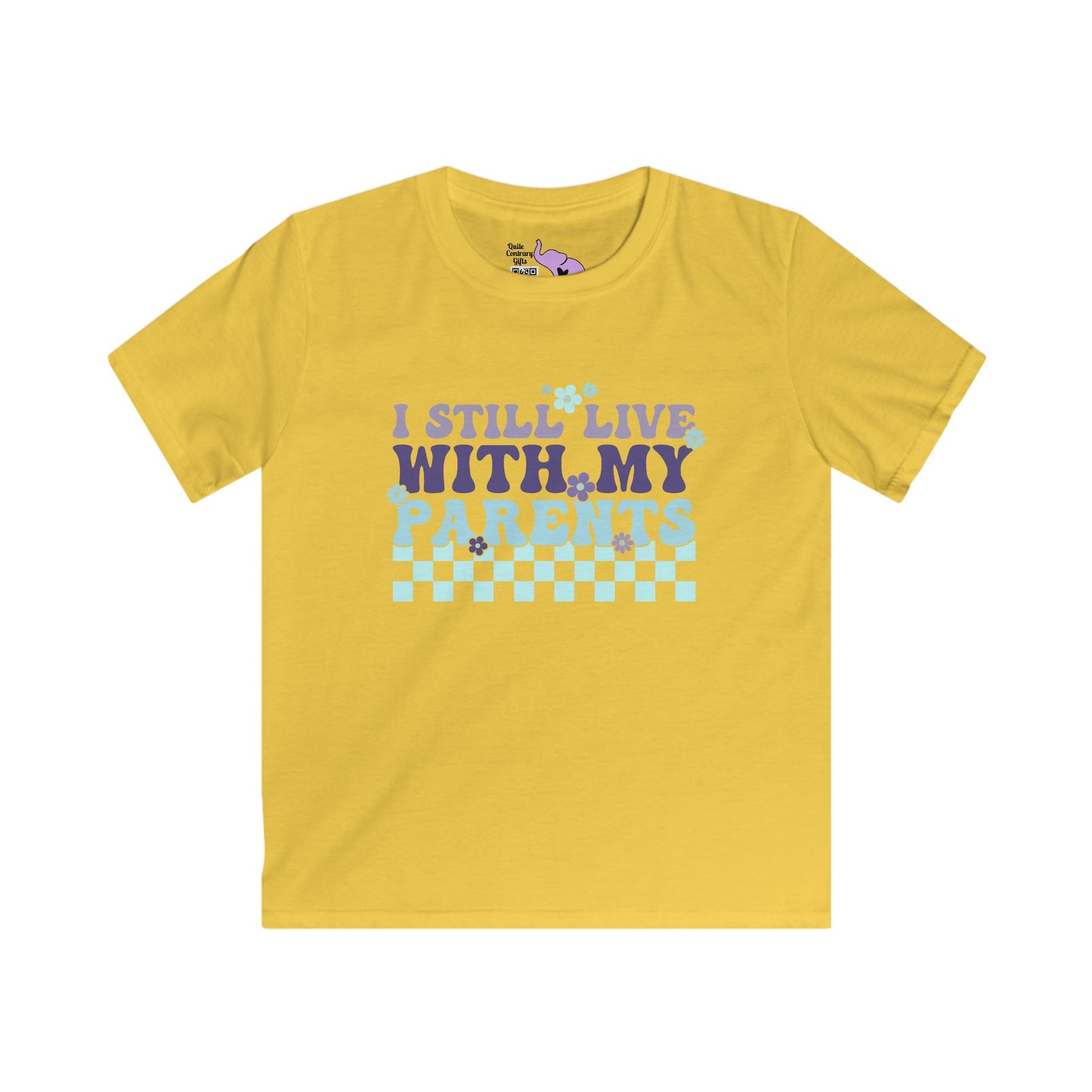 I Still Live With My Parents Youth Softstyle Tee