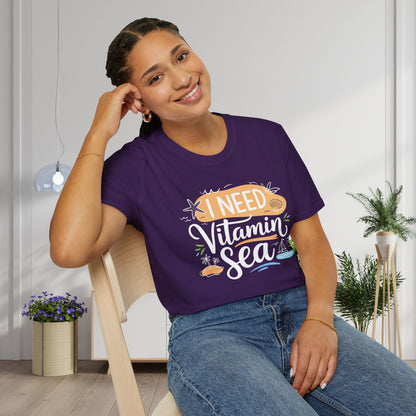 I Need Vitamin Sea Adult T-shirt