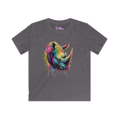 Colorful Rhino Youth Softstyle Tee