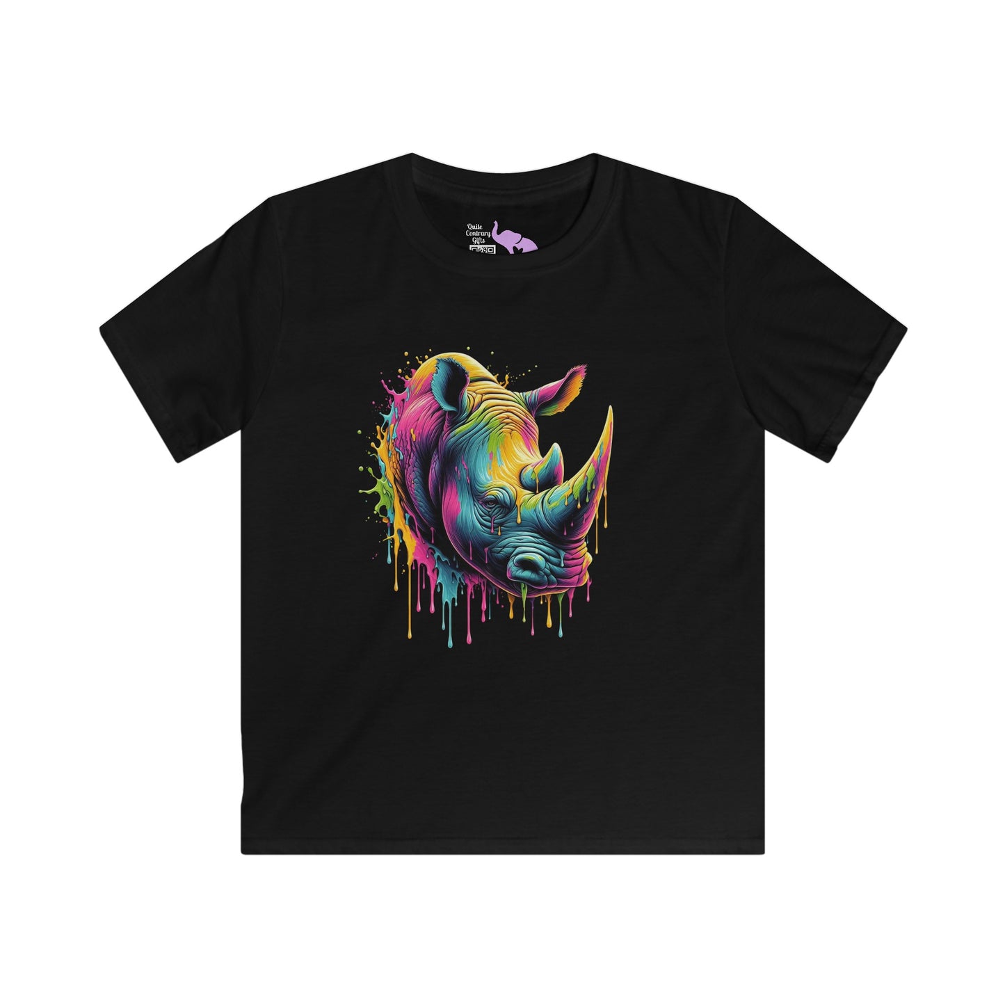 Colorful Rhino Youth Softstyle Tee