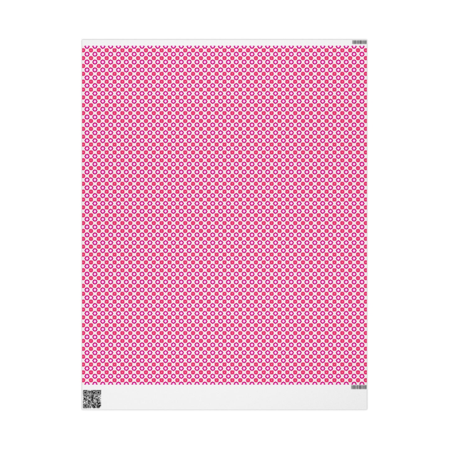 Rosy Star Garden Wrapping Paper