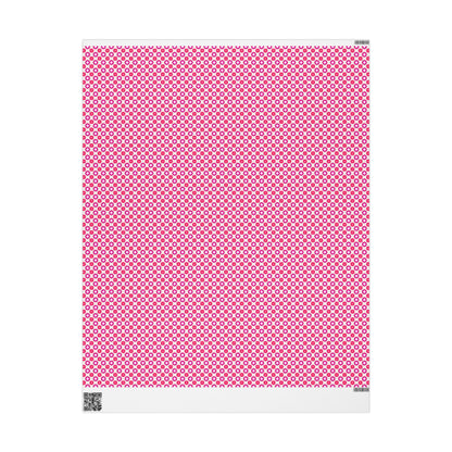 Rosy Star Garden Wrapping Paper