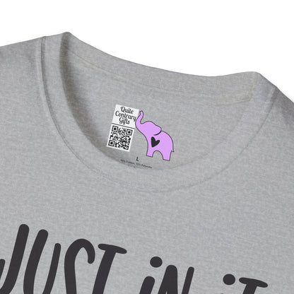 Just In It For The Parking (Wheelchair User) Adult T-shirt
