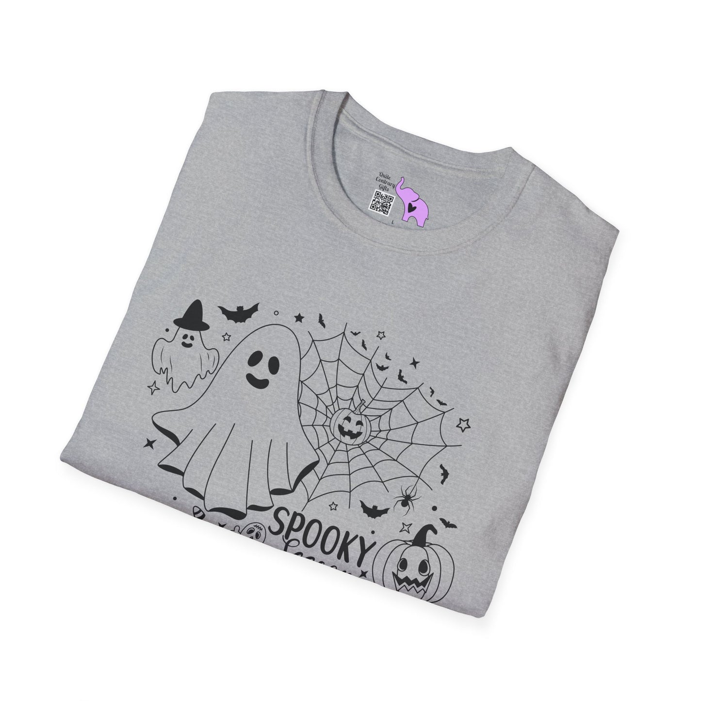 Spooky Season (Ghost & Spider Web Adult T-shirt