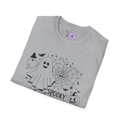Spooky Season (Ghost & Spider Web Adult T-shirt