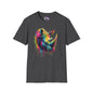 Colorful Rhino Adult T-shirt