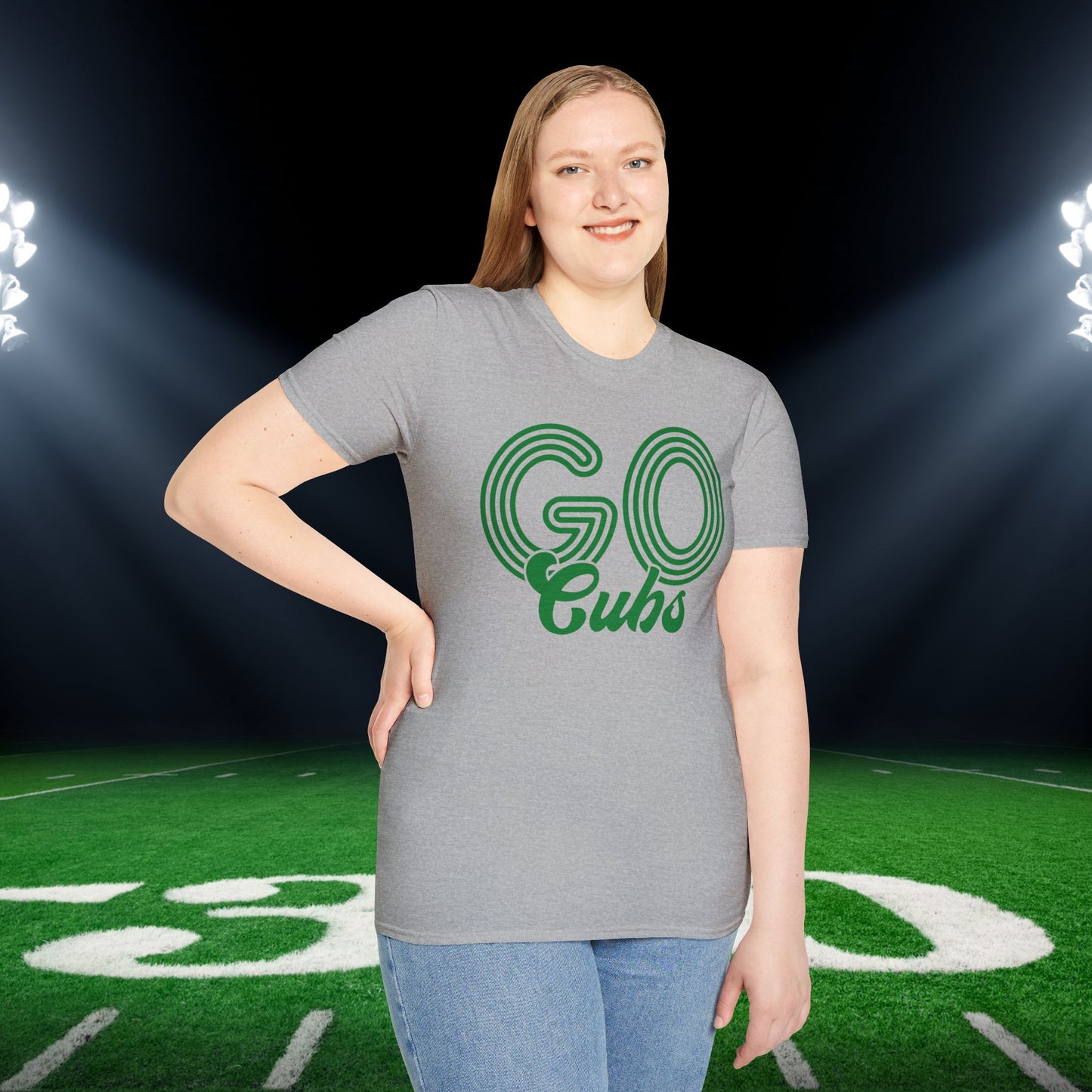 Go Cubs Adult T-shirt