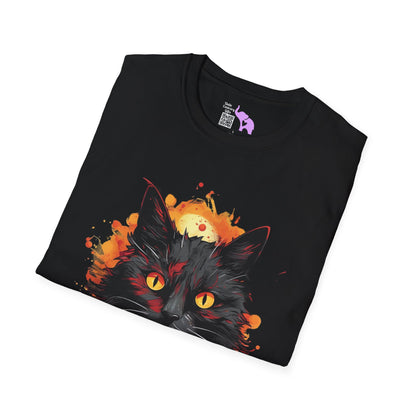Creepy Black Cats 14 Adult T-shirt