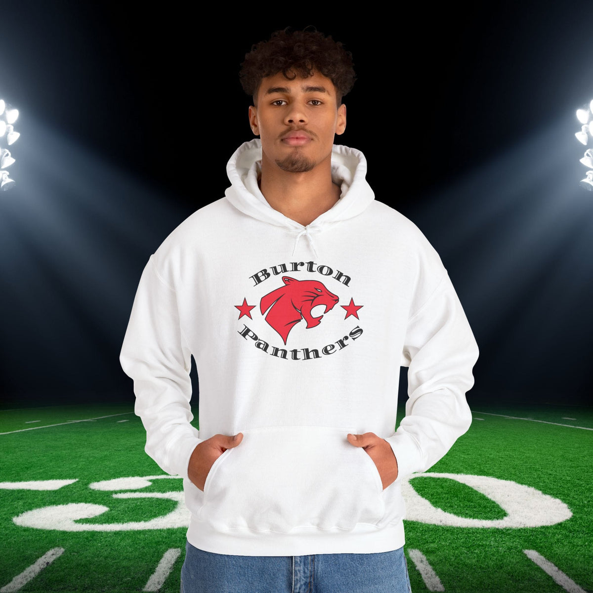 Burton Panthers Classic Adult Heavy Blend™ Hooded Sweatshirt