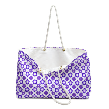 Purple Prism Garden Weekender Bag