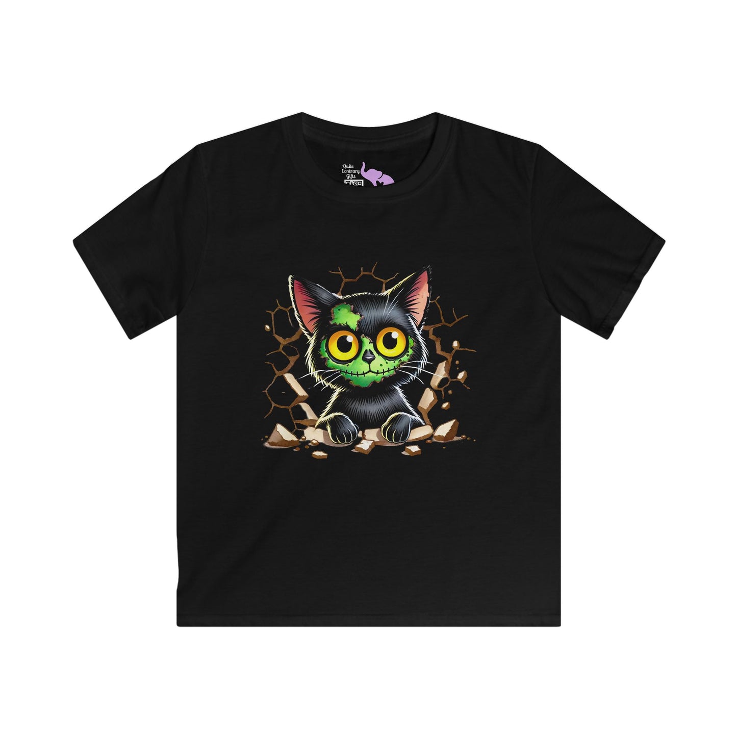 Zombie Kitty Youth Softstyle Tee