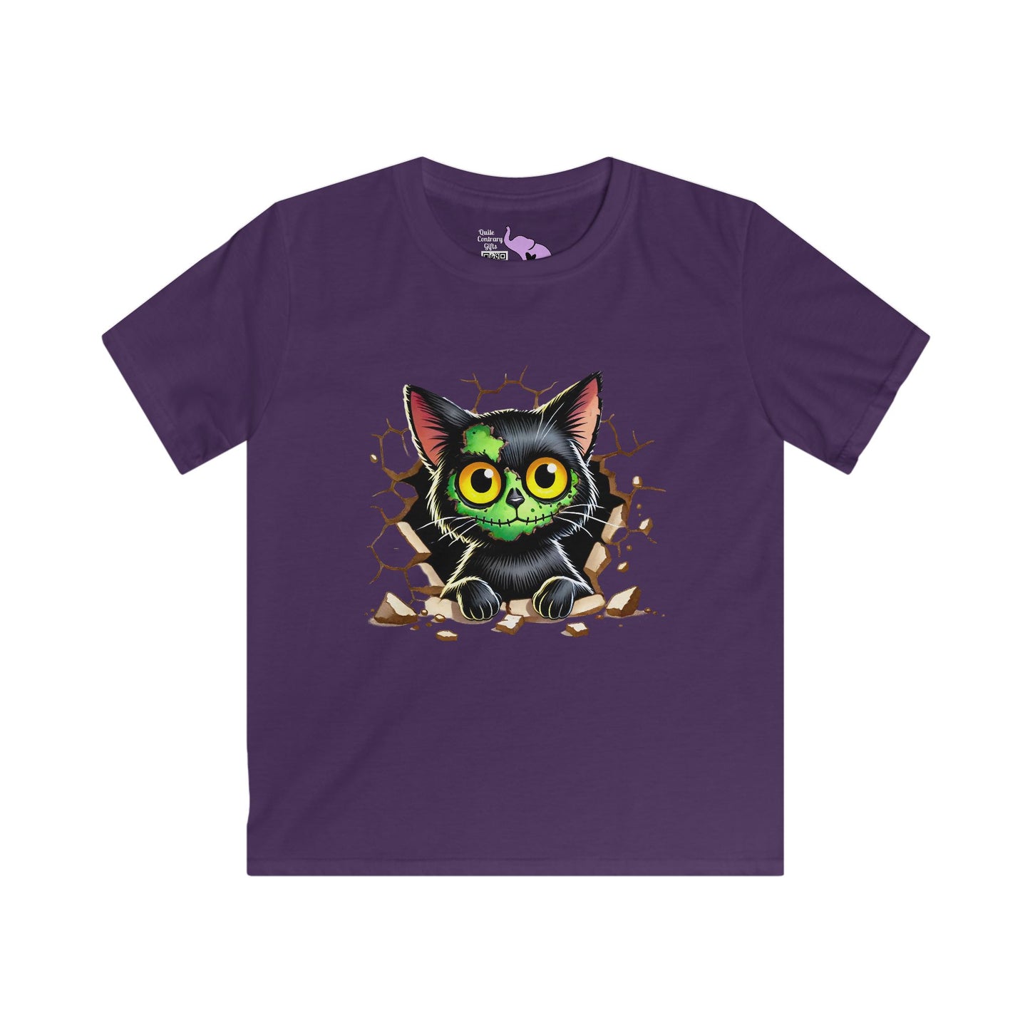 Zombie Kitty Youth Softstyle Tee