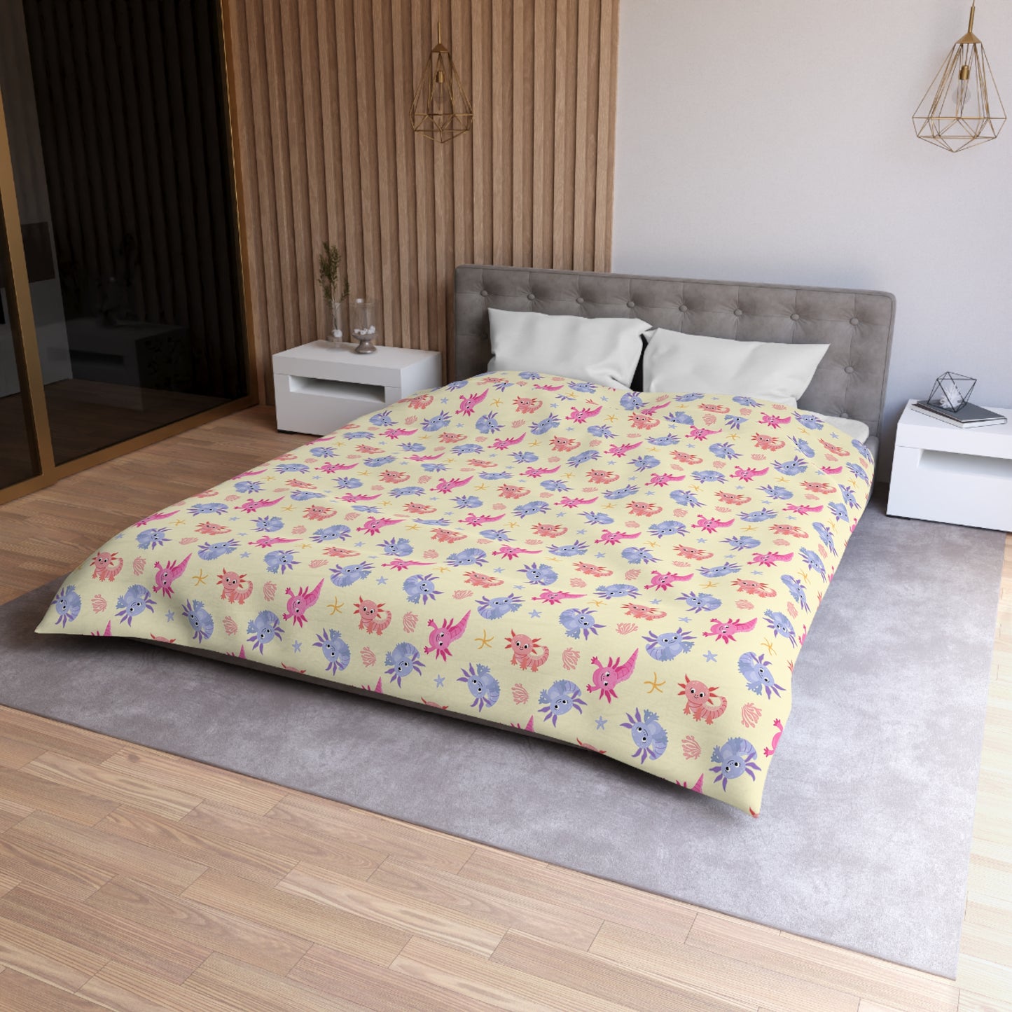 Happy Axos Microfiber Duvet Cover
