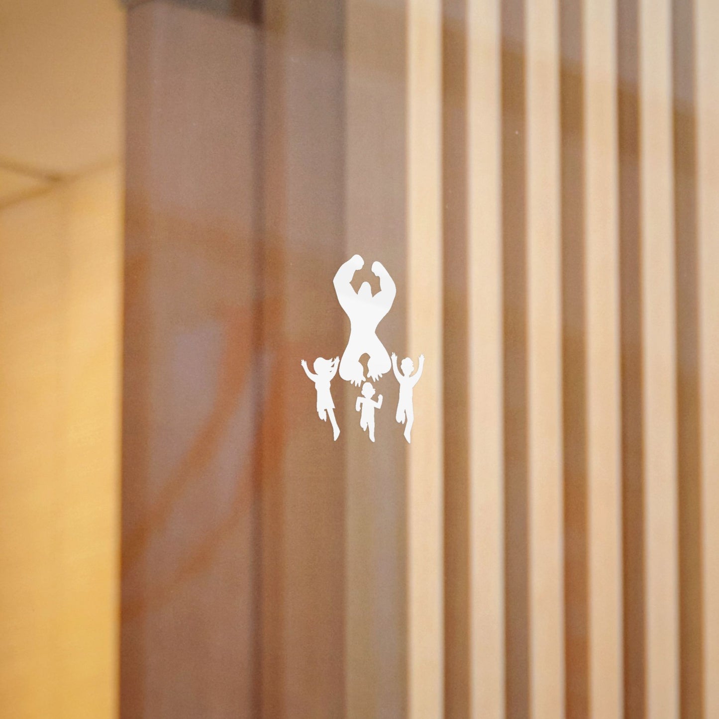 Bigfoot Chasing Family Decal