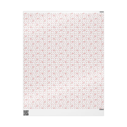 Candy Cane Christmas Custom Wrapping Paper (Todd)