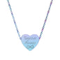 Parallel Infinity Personalized Engraved Heart Necklace