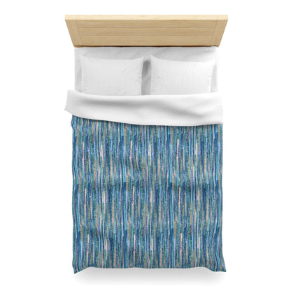 Ocean Drizzle Microfiber Duvet Cover