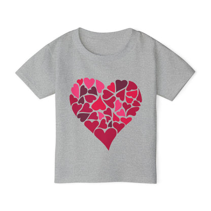 Hearts Within A Heart Heavy Cotton™ Toddler T-shirt