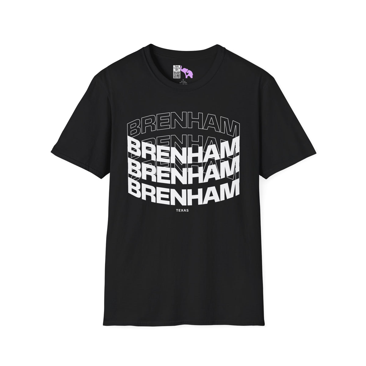 Brenham (Triple Arched) Texas Adult T-shirt
