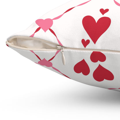 Cupid’s Lattice Throw Pillow