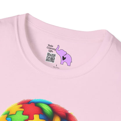 Autism Awarness Gnome Adult T-shirt