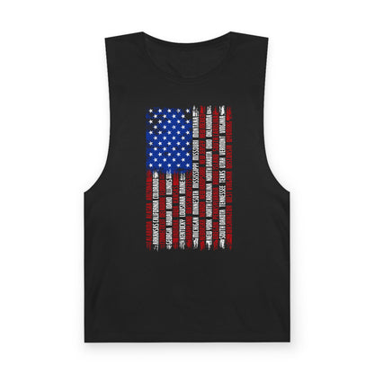 American Flag w/States Tank Top