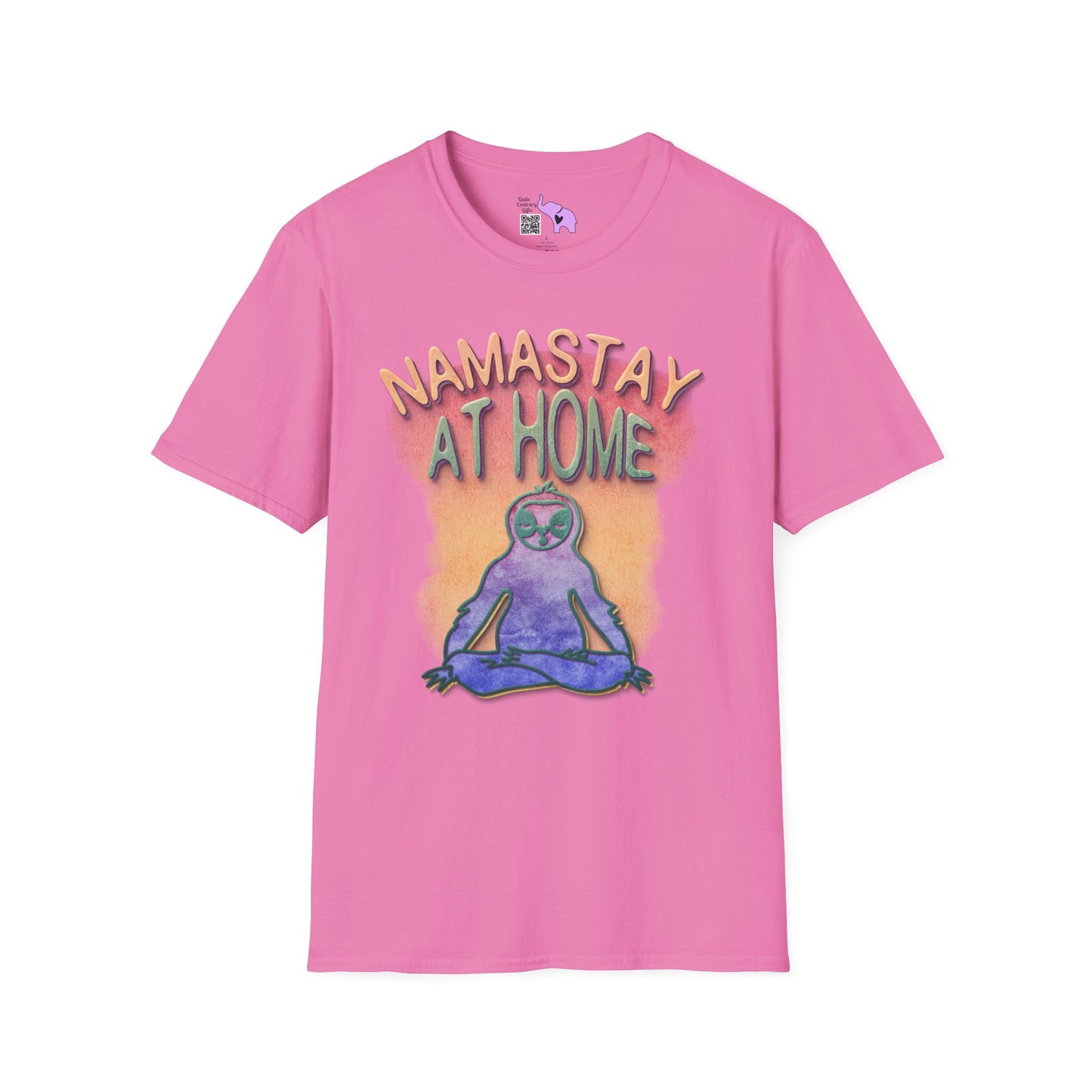 Namastay At Home Adult T-shirt
