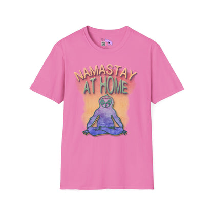 Namastay At Home Adult T-shirt