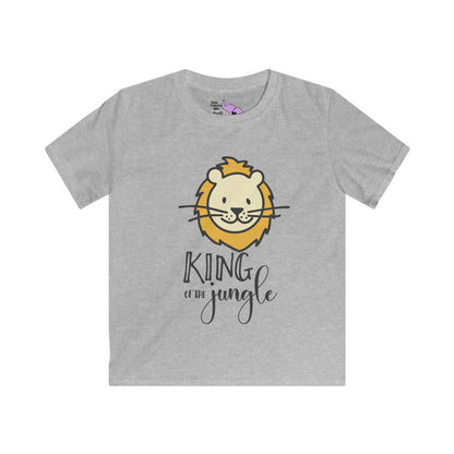 King of the Jungle (Lion) Kids Softstyle Tee