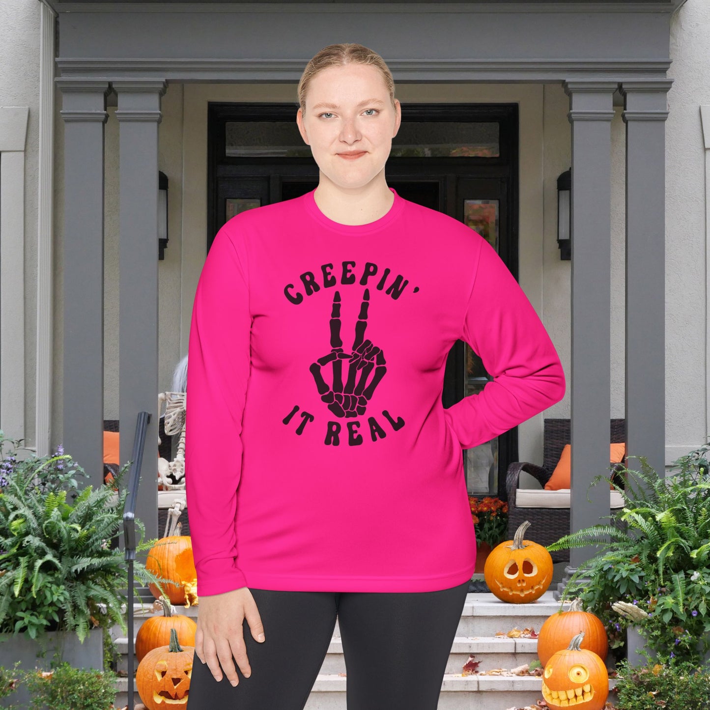 Creepin' It Real Adult Long Sleeve Tee