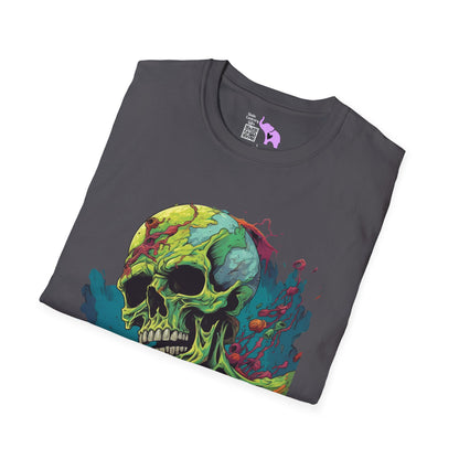 Surreal Skullscape Adult T-shirt