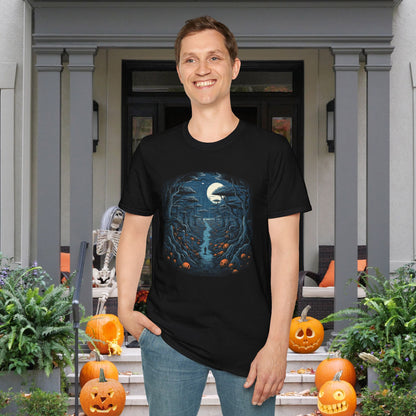 Creepy Cemetery 11 Adult T-shirt