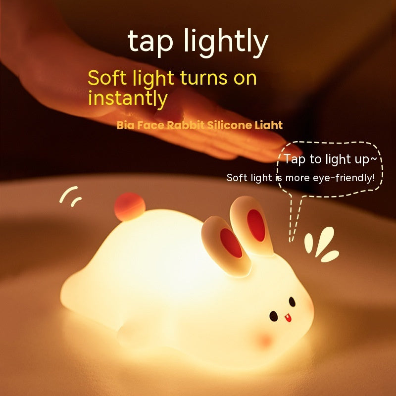 Bunny Rabbit Silicone LED Night Light Touch Sensor